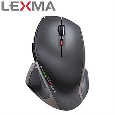 LEXMA 雷馬 M850R 無線藍光滑鼠 鐵灰