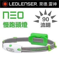 德國 LED LENSER NEO 專業慢跑頭燈-綠