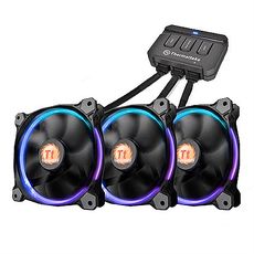 Thermaltake曜越 Riing RGB 256色 LED風扇(三風扇組12公分)