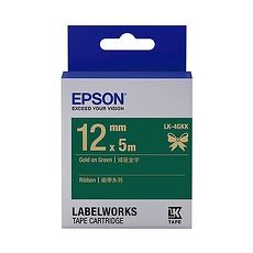 EPSON LK-4GKK S654447標籤帶(緞帶)12mm