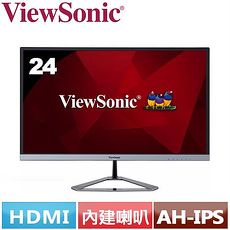 ViewSonic優派 24型無框美型液晶螢幕 VX2476-smhd