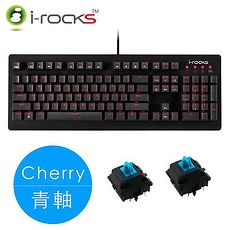 i-Rocks 艾芮克 IRK65MS 單色背光機械鍵盤 Cherry 青軸