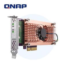 QNAP 威聯通 QM2-2S 雙埠 M.2 22110/2280 SATA SSD 擴充卡