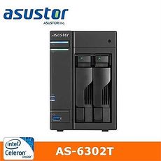 ASUSTOR華芸 AS-6302T 2Bay 網路儲存伺服器