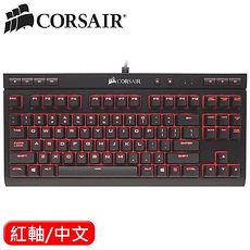 CORSAIR 海盜船 K63 紅光電競鍵盤 紅軸 中文