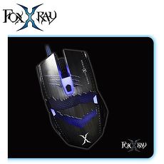 FOXXRAY 狐鐳 FXR-BMP-25 利爪獵狐電競滑鼠+滑鼠墊 組合包