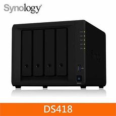Synology DS418 4Bay 網路儲存伺服器