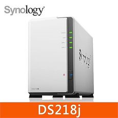 Synology 群暉科技 DS218j 2Bay 網路儲存伺服器