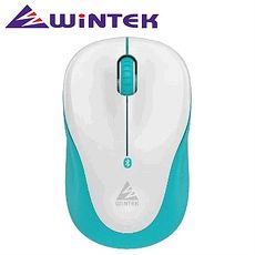 WiNTEK 文鎧 6100 藍牙無線滑鼠第三代 白綠