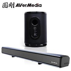 【電競專用款】圓剛 戰神巴雷特 2.1聲道 藍牙喇叭 Soundbar GS335+GS333藍