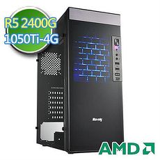 技嘉B350平台【雄鷹激鬥】AMD APU 四核 GTX1050Ti-4G獨顯 1TB效能電腦