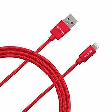 ONPRO UC-MFIM 金屬質感APPLE Lightning 充電傳輸線 可樂紅(100cm)
