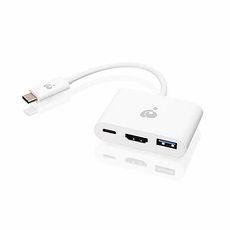 美國IOGEAR MAC用USB-C三合一轉接器(GUC3C3H)