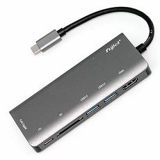 fujiei USB 3.1 Type-C 6合1轉換器
