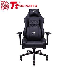 Thermaltake 曜越 X COMFORT 真皮電競椅 黑