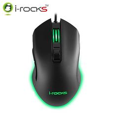 i-Rocks 艾芮克 M33W RGB背光遊戲滑鼠