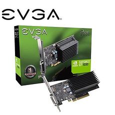 艾維克EVGA GT1030 2GB DDR4 64bit Passive Low Profile PCI-E圖形加速卡