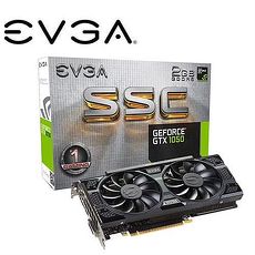 艾維克EVGA GTX1050 2GB SSC GAMING ACX3.0 GDDR5 PCI-E圖形卡
