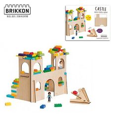 【Babytiger虎兒寶】荷蘭 BRIKKON 益智遊戲板 多多的城堡
