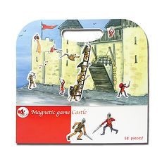 【Babytiger虎兒寶】比利時 Egmont Toys 艾格蒙繪本風遊戲磁貼書 - 守護快樂城堡~特賣