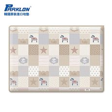 【BabyTiger虎兒寶】PARKLON 韓國帕龍 SILLKY 輕量防刮單面加厚 1.7CM 地墊 -【跑跑馬兒】(APP)