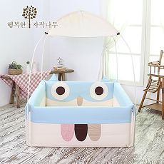 【Babytiger虎兒寶】The zazak 韓國手工製嬰幼兒遊戲床-貓頭鷹