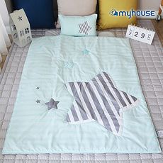 【Babytiger虎兒寶】MYHOUSE 韓國防?抗敏派對動物兒童睡袋 - 流星藍~特賣