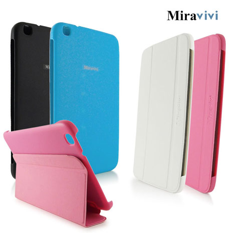Miravivi Samsung Galaxy Tab3 8.0吋經典三折薄型側立皮套