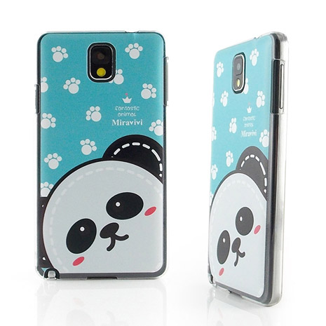 Miravivi Samsung Galaxy note 3 動物狂想曲系列時尚保護殼-DoDo熊貓