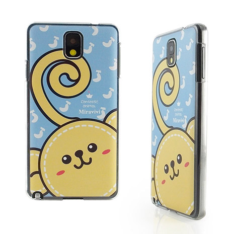 Miravivi Samsung Galaxy note 3 動物狂想曲系列時尚保護殼-GaGa猴