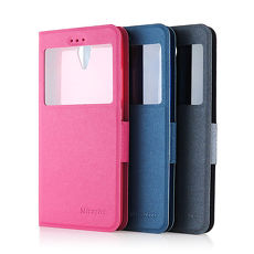 Miravivi Xiaomi 紅米Note 2 時尚簡約透視視窗可立筆記本皮套