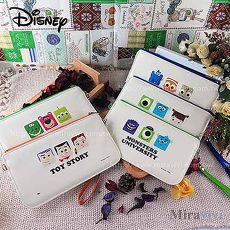 Disney迪士尼皮質橫式手機袋/萬用包/手腕袋_方塊系列