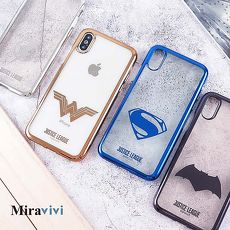 DC正義聯盟iPhone X時尚質感電鍍保護套蝙蝠俠