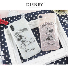 Disney迪士尼iPhone X/Xs五彩貝殼系列手機殼_素描
