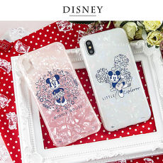 Disney迪士尼iPhone X/Xs五彩貝殼系列手機殼_復古