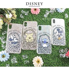Disney迪士尼iPhone X/Xs五彩貝殼系列手機殼_花圈系列