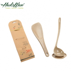 【Husk’s ware】美國Husk’s ware稻殼環保飯匙+湯匙組