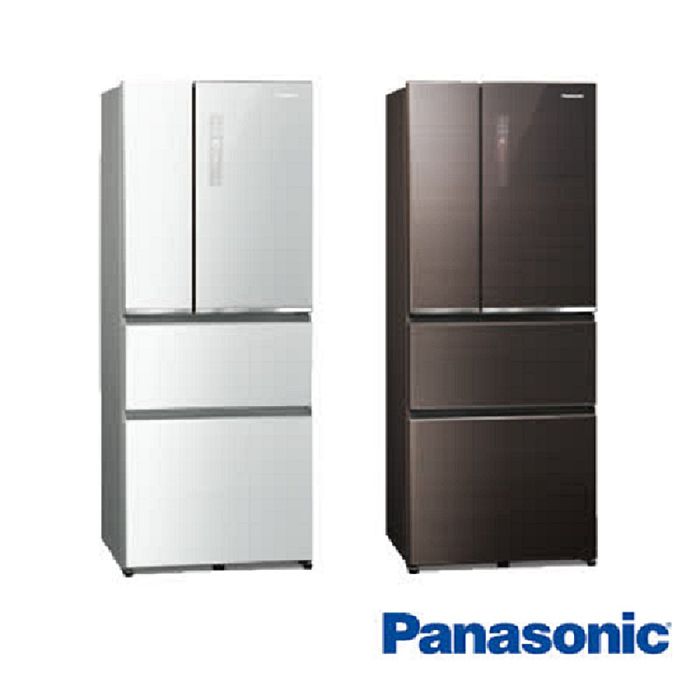 送原廠禮 Panasonic 國際牌 ECONAVI 500L四門一級能變頻電冰箱 NR-D501XGS -含基本安裝翡翠白(W)
