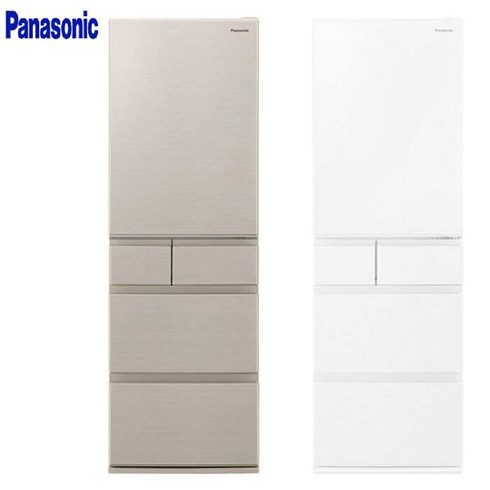 Panasonic 國際牌 日製五門406L變頻鋼板冰箱 NR-E417XT -含基本安裝+舊機回收香檳金-N