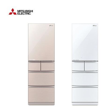 MITSUBISHI 三菱 日製五門455L變頻冰箱 MR-B46F -含基本安裝+舊機回收水晶白(W)