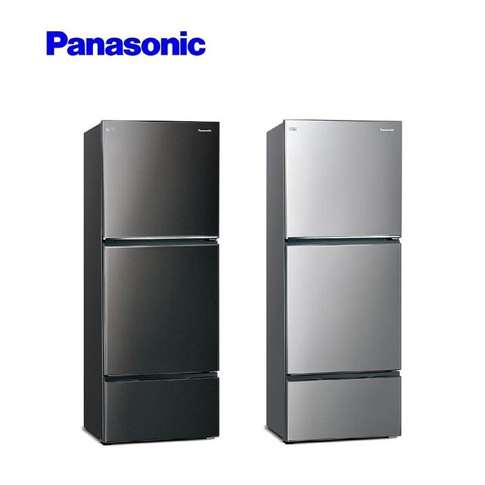 送原廠禮 Panasonic 國際牌 三門496L變頻冰箱 NR-C493TV -含基本安裝+舊機回收K(晶漾黑)