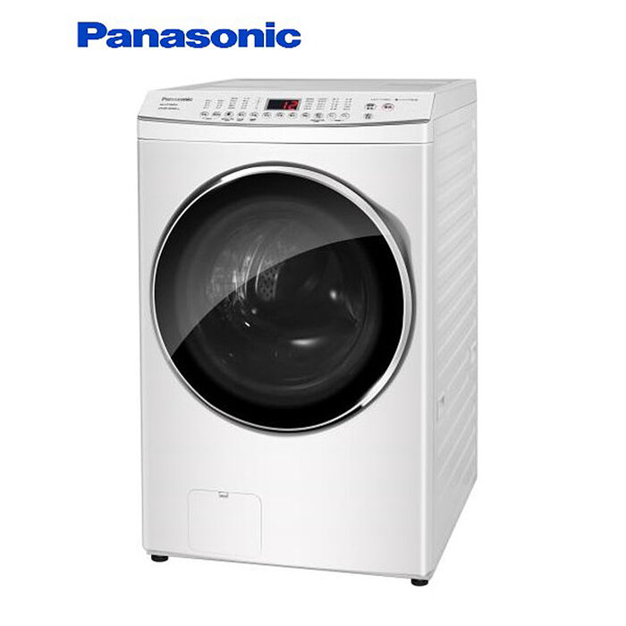 【智慧清潔】(預購)【Panasonic 國際牌】15KG滾筒洗脫烘晶鑽白洗衣機(NA-V150MDH-W) -含基本安裝+舊機回收