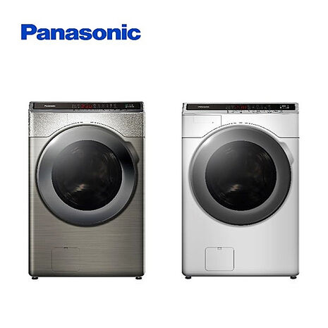 Panasonic 國際牌 19/11kg滾筒式溫水洗脫烘ECONAVI變頻洗衣機 NA-V190MDH -含基本安裝+舊機回收S-(炫亮銀)