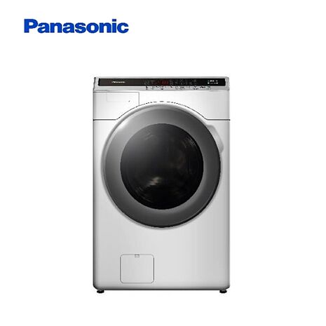 送原廠禮【Panasonic 國際牌】19KG滾筒洗脫晶鑽白洗衣機(NA-V190MW-W) -含基本安裝+舊機回收