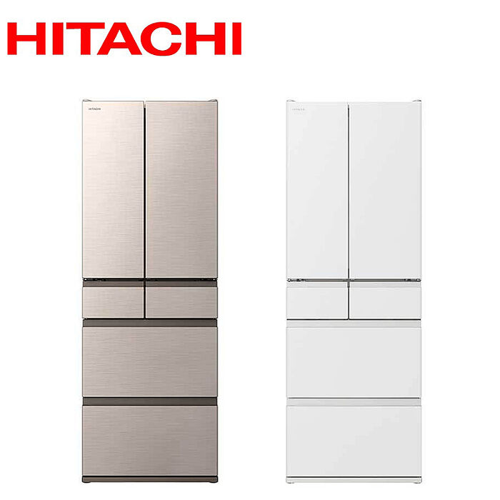 HITACHI RHSF53NJ 527公升變頻六門冰箱 消光白(SW)