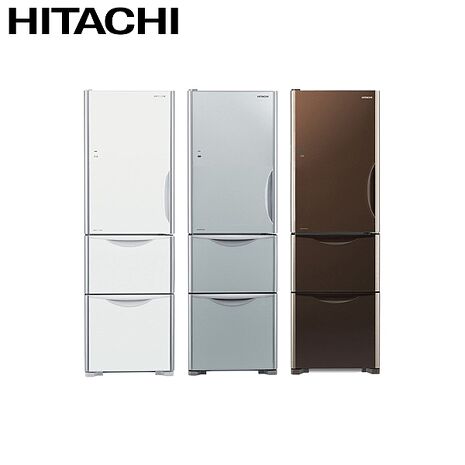(員購) Hitachi 日立 三門394L變頻琉璃左開冰箱 RG41BL -含基本安裝+舊機回收琉璃白(GPW)