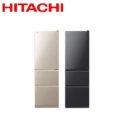 (員購)(預購)Hitachi 日立 三門394L變頻髮絲紋鋼板冰箱 RV41C - 含基本安裝+舊機回收星燦金(CMX)