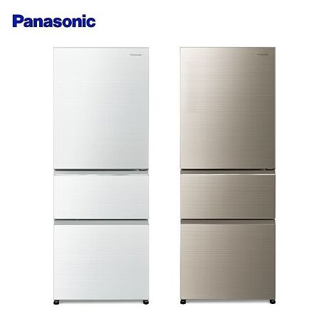 Panasonic 國際牌 ECONAVI 450L三門變頻電冰箱(無邊框玻璃) NR-C454HG -含基本安裝+舊機回收N(翡翠金)