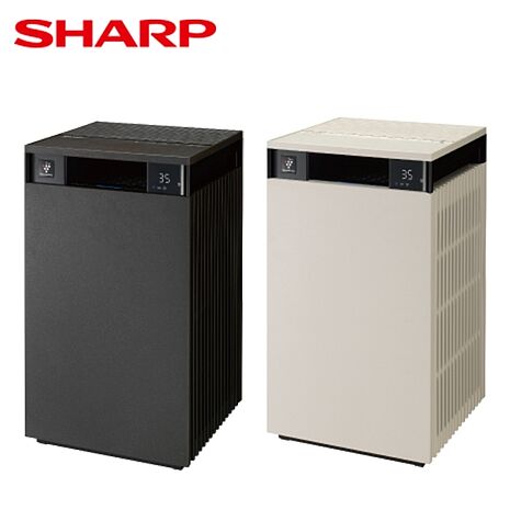 SHARP 夏普 自動除菌離子空氣清淨機(搭配蜂巢狀活性炭脫臭濾網.集塵HEPA濾網) FP-S90T -奶油白(W)