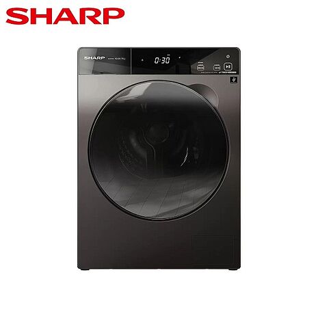 SHARP 夏普 10.5/7kg變頻空氣除菌溫水洗脫烘滾筒洗衣機 ES-FKA105WDT - 含基本安裝+舊機回收